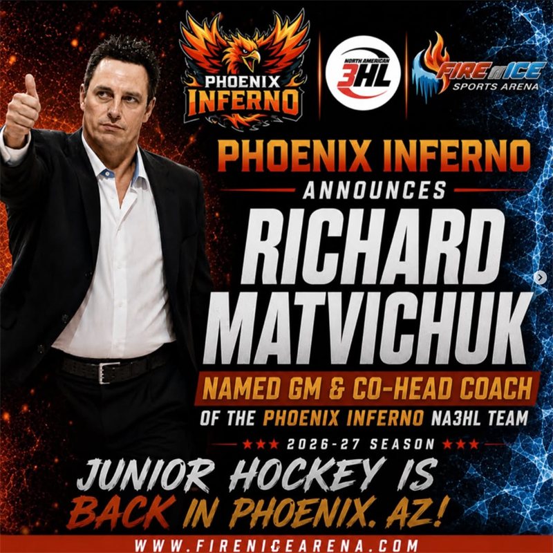 Rich Matvichuk, General Manager and Co-Head Coach of the Phoenix Inferno