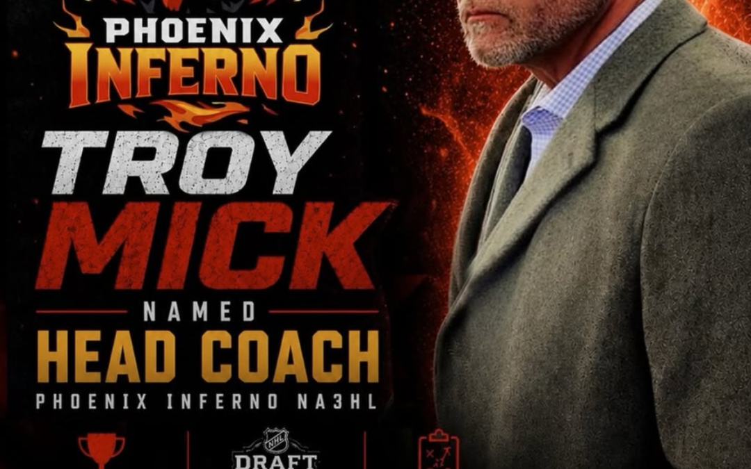 Troy Mick Named Head Coach of Phoenix Inferno NA3HL